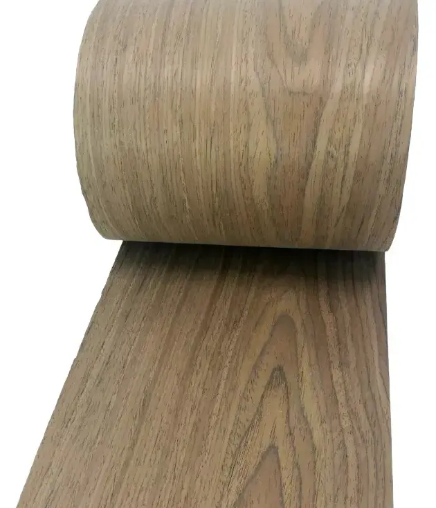 Chapa de Madera Nogal Floreado Reconstituida 41x240cm 