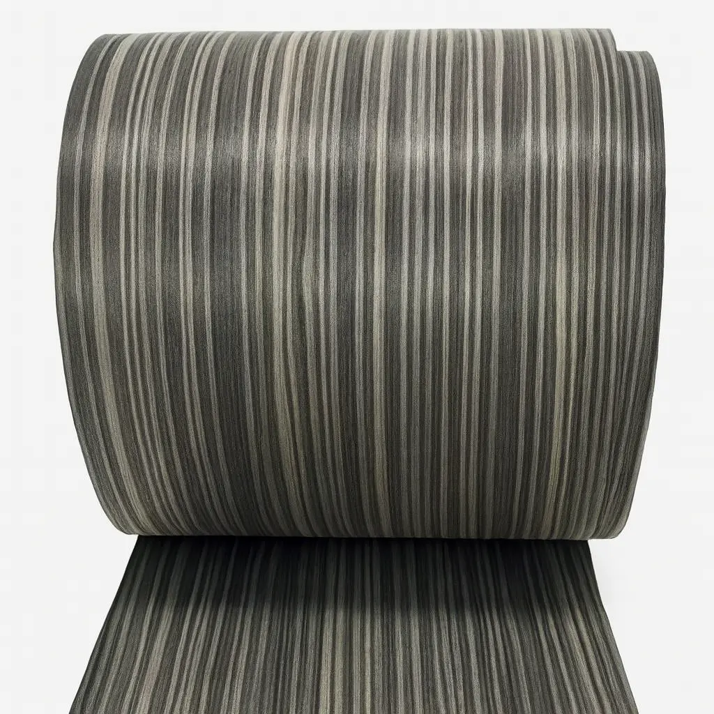 Chapa de Madera Ebano Rayado Reconstituida 21x250cm