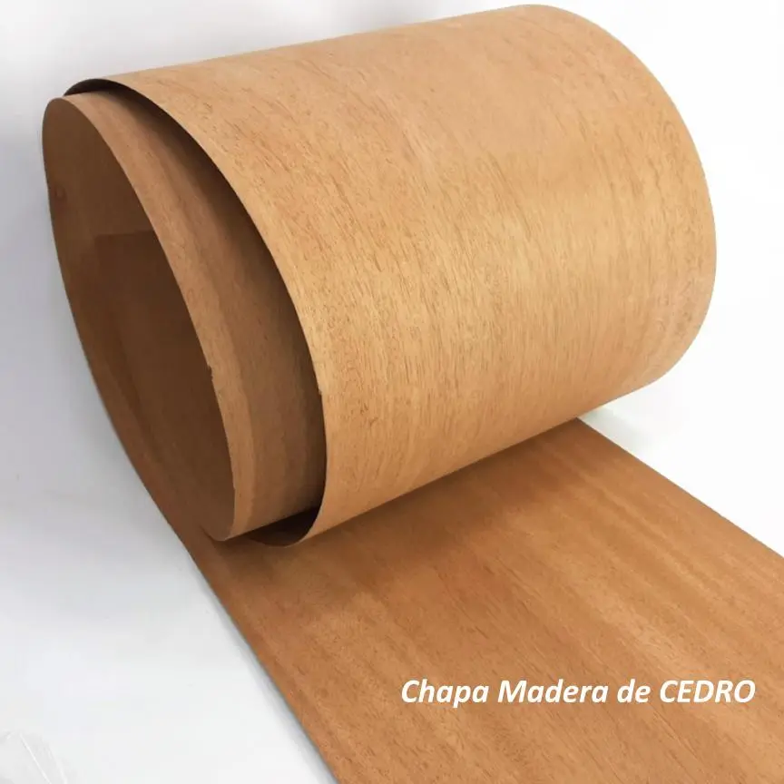 Chapa de Cedro 27x280cm Espesor 0,7mm