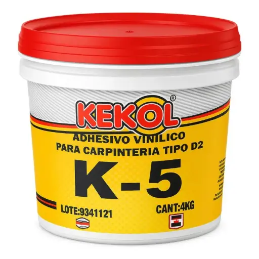 [K-5-4KG-COLAVINIL] Cola Vinílica K-5 4kg Kekol