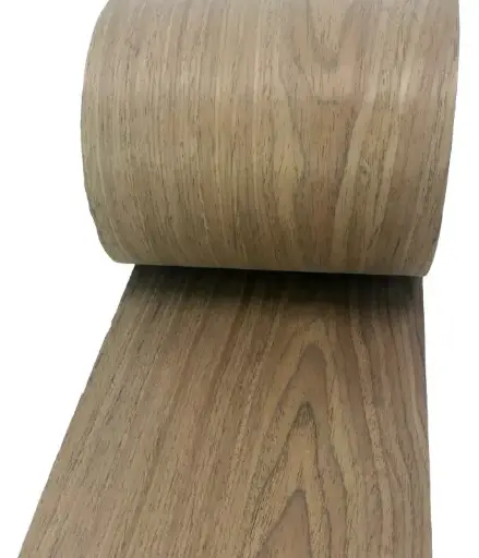 [CHA-NOGALFLOR-42X250] Chapa de Madera Nogal Floreado Reconstituida 41x240cm 