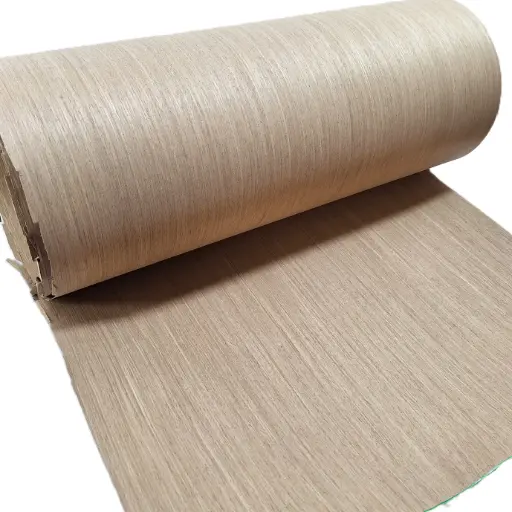 [CHA-NOGALCARARAYADO-42X280] Chapa de Madera Nogal Caramel Rayado Reconstituida 41x270cm