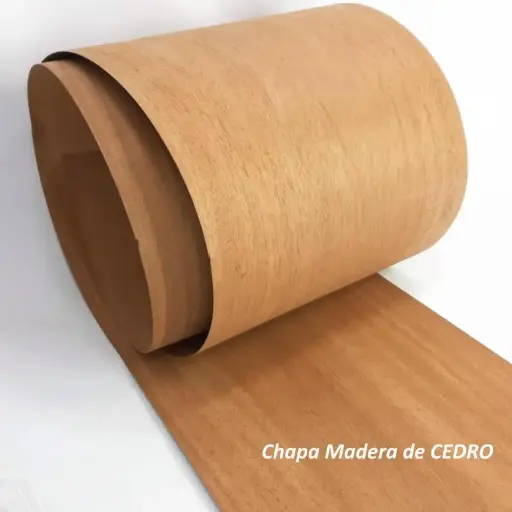[CHA-CEDR-10/15-L] Chapa de Cedro 10x256cm AnchoxLargo Espesor 0,7mm